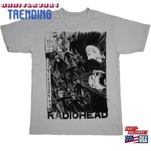Radiohead Scribble Grey Tshirt